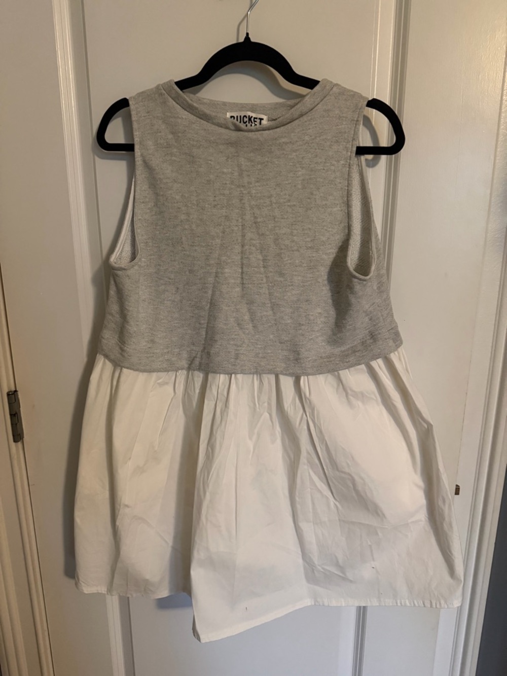 BUCKETLIST Grey Knit Top